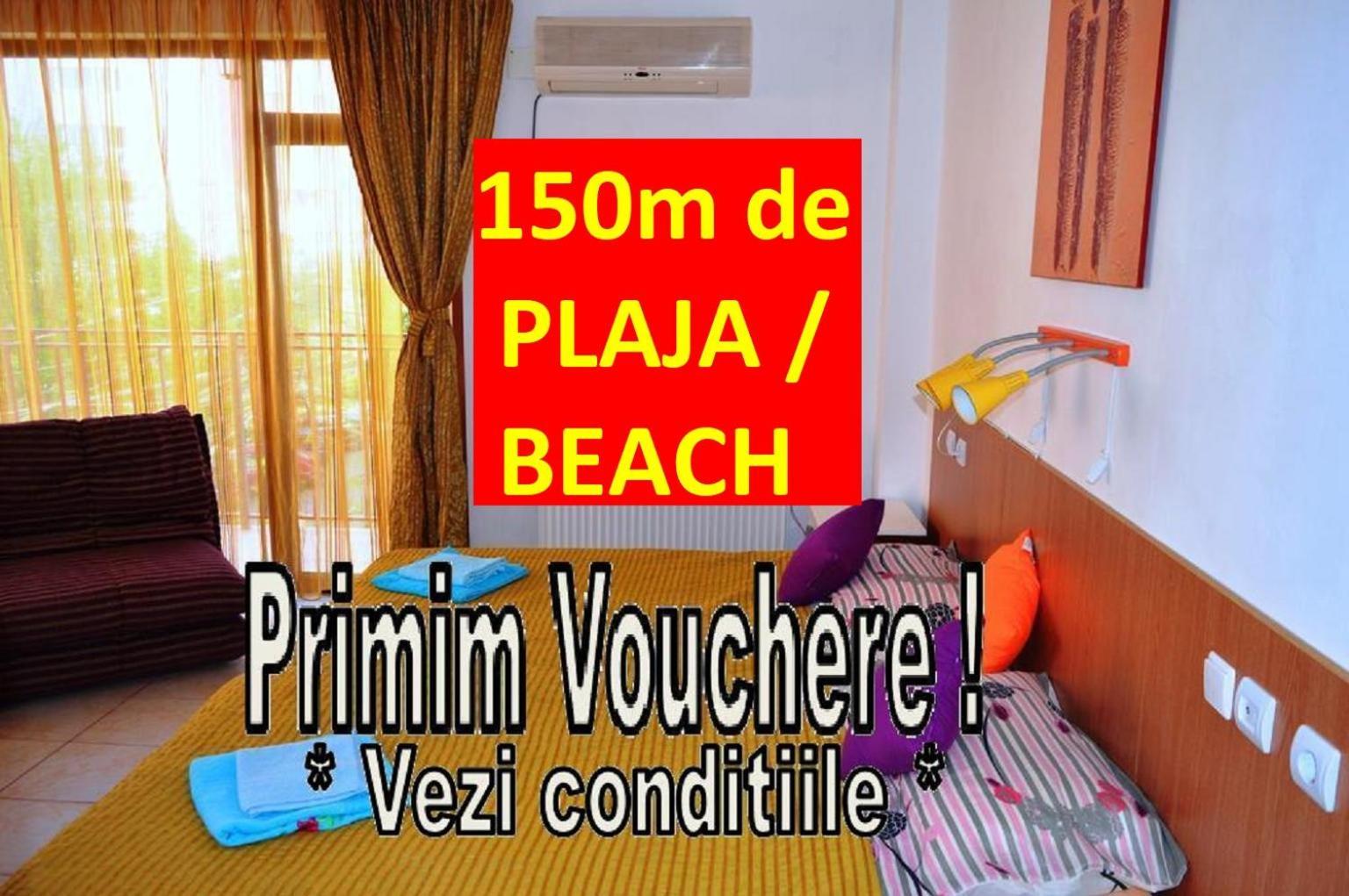 Апартаменти Garsoniere Victor Seaview Aer Conditionat Primim Carduri Vacanta 150 M De Plaja Reyna Beach Констанца Екстер'єр фото